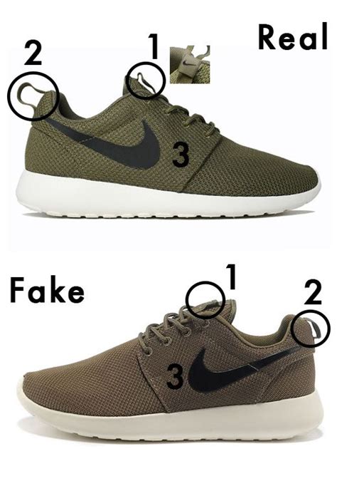 nike roshe run original vs fake|how to check for fake nikes.